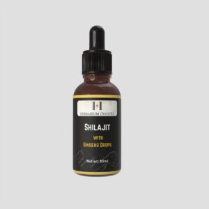 Shilajit with ginseng drops