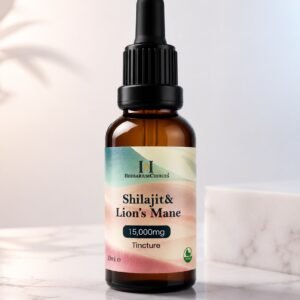 Shilajit & Lion’s Mane Liquid Extract — 15,000mg, 30ml